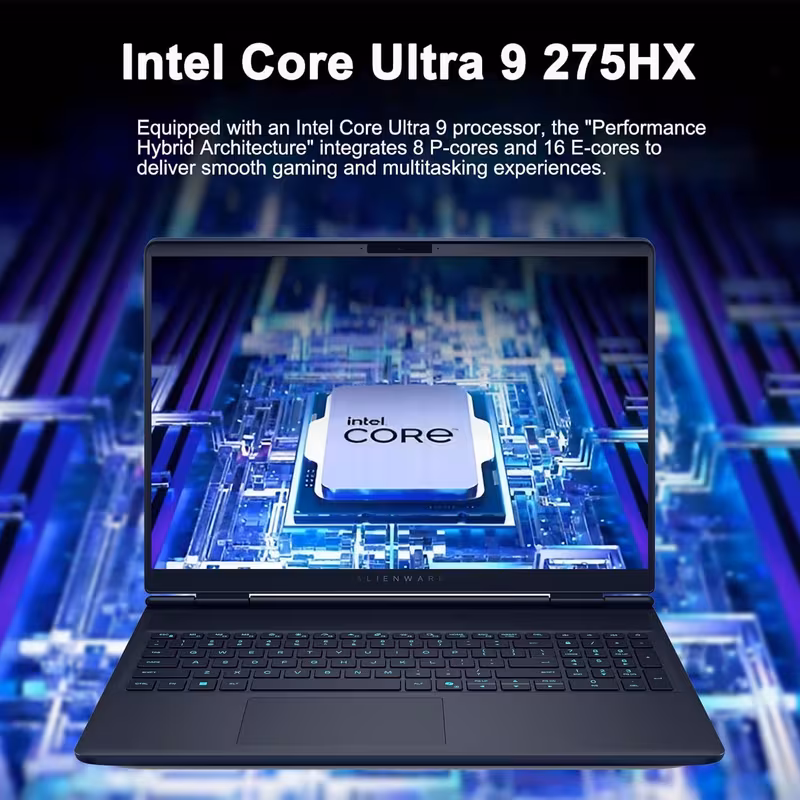 dell 16x aurora gaming ai laptop 16 wqxga 240hz 100 dci 24 core ultra 9 275hx 32gb 2tb ssd geforce 5070 up to 798 ai tops thunderbolt home Product details 2
