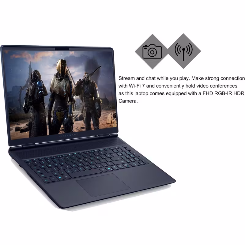 dell 16x aurora gaming ai laptop 16 wqxga 240hz 100 dci 24 core ultra 9 275hx 32gb 2tb ssd geforce 5070 up to 798 ai tops thunderbolt home Product details 6