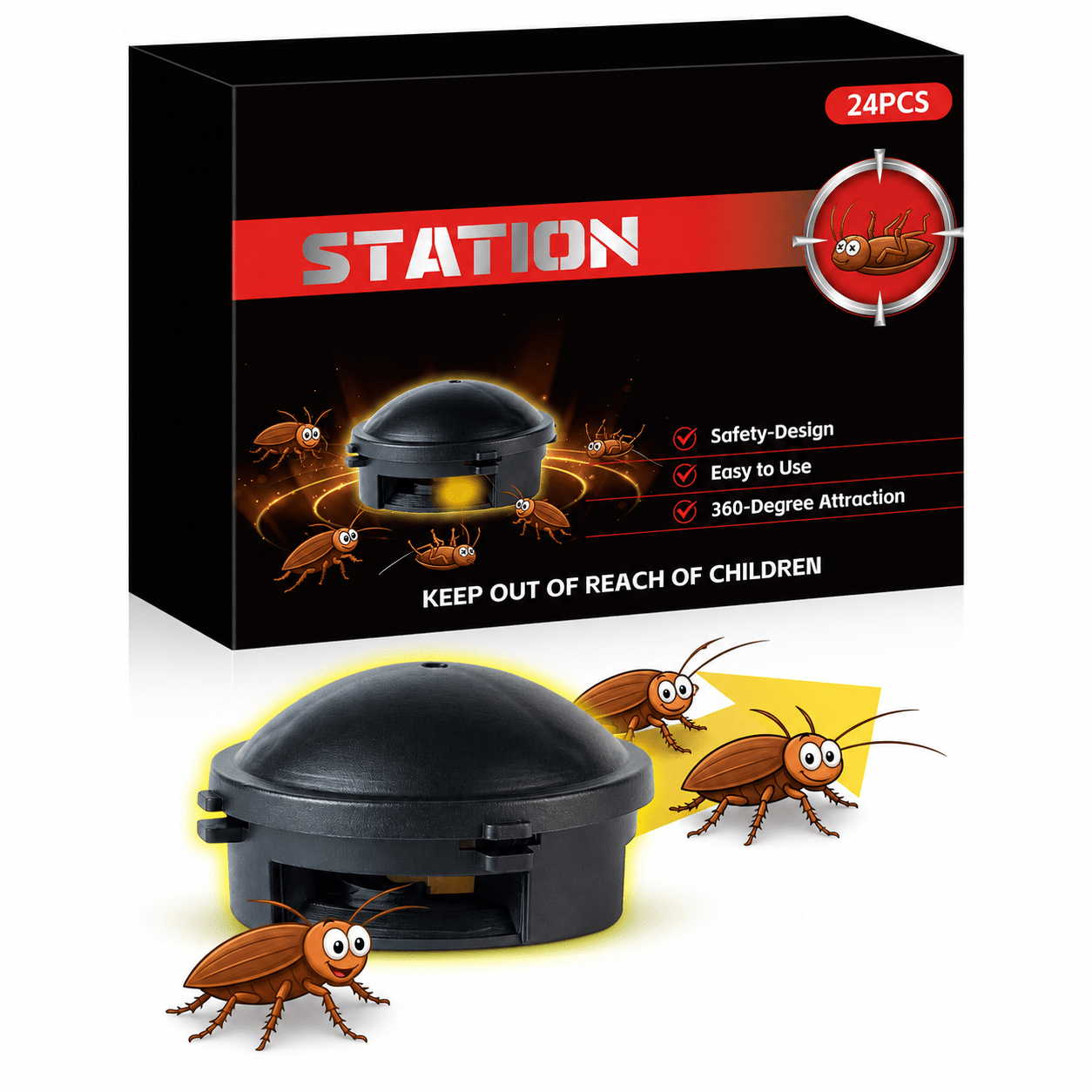 cockroach traps sold on Temu United States