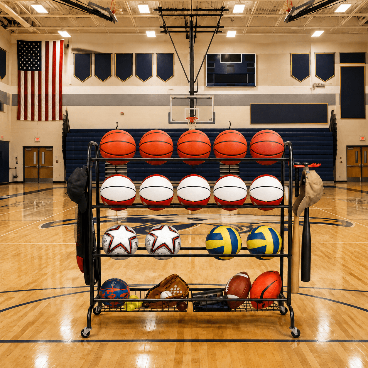 basketball rack sold on Temu United States