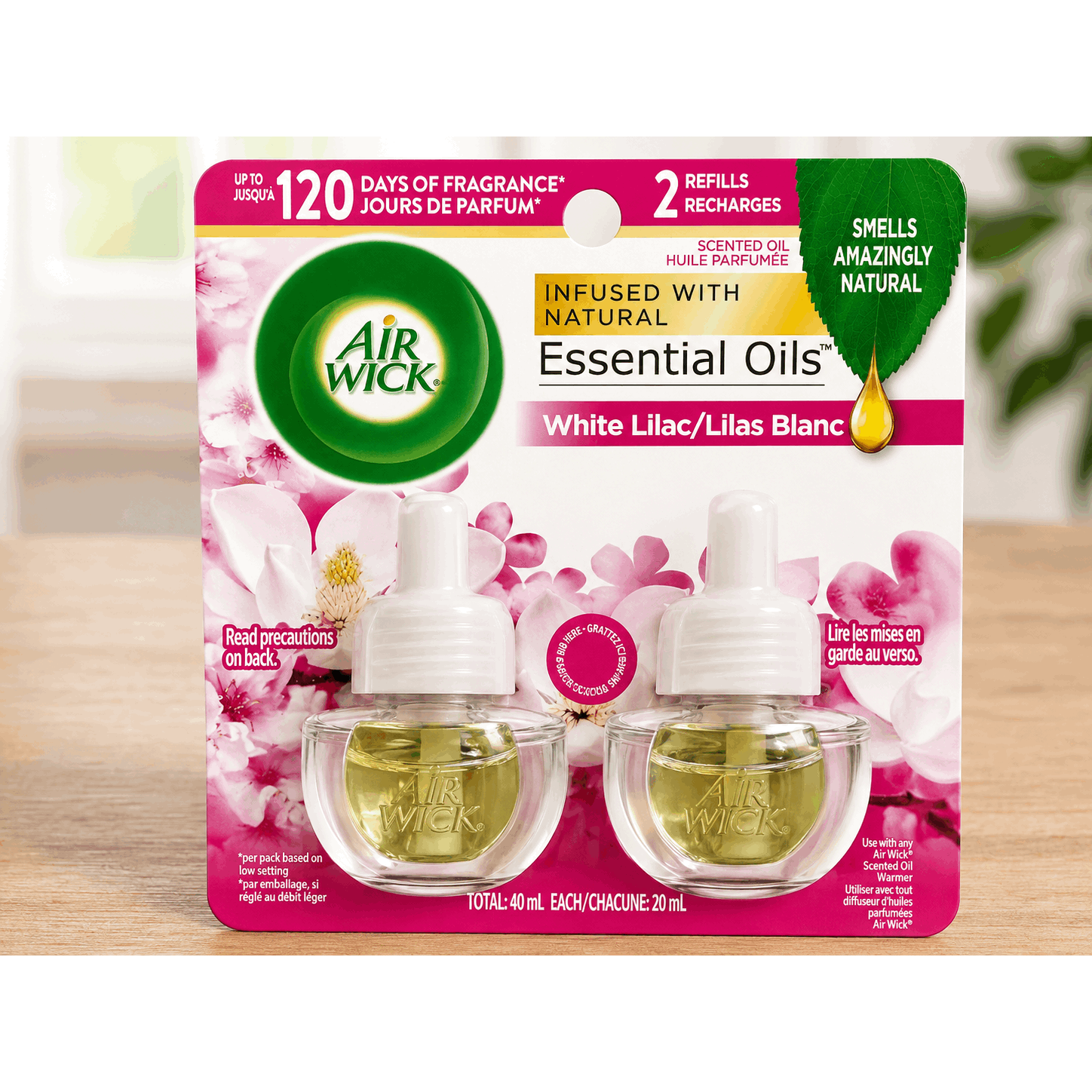 TEMU Scented Oil Refills – White Lilac – 2 Pack