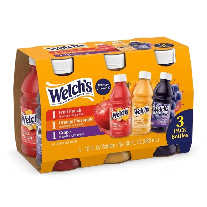 TEMU Welchs Juice Variety Pack 10 Fl Oz Bottles 3 Pack Assorted Fruit Juices Grape Orange And Fruit Punch Flavors TEMU Welchs Juice Variety Pack 10 Fl Oz Bottles 3 Pack Assorted Fruit Juices Grape Orange And Fruit Punch Flavors