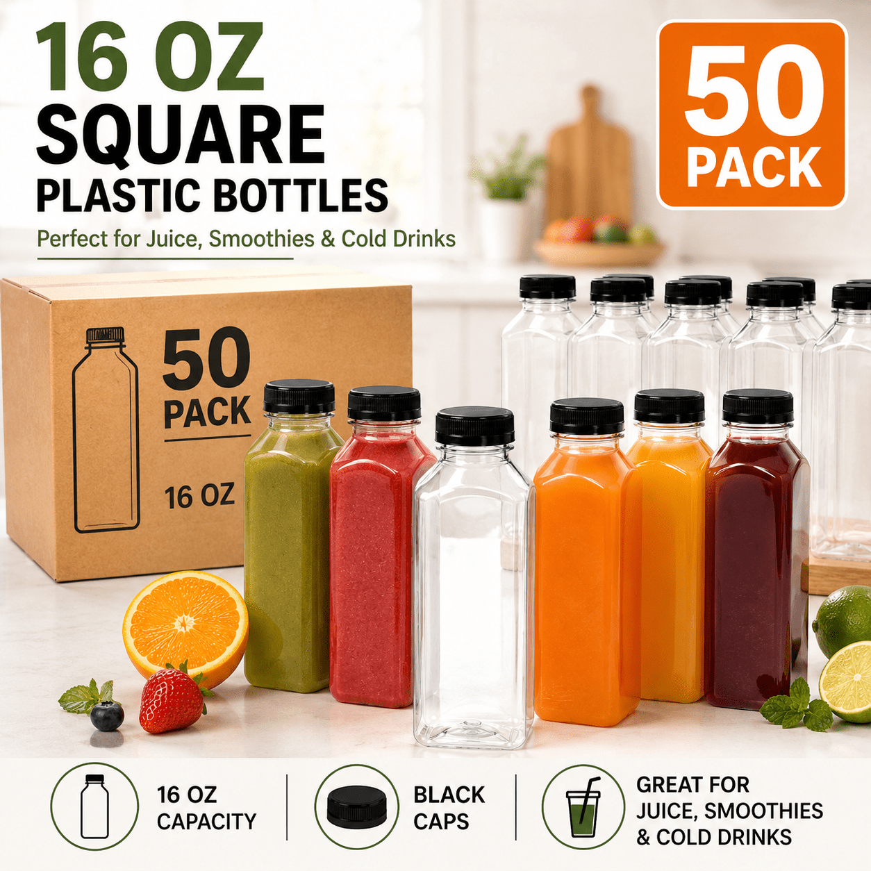 juice bottles with caps sold on Temu United States