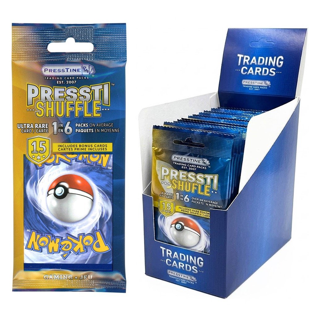 TEMU Presstine Presstishuffle 15 Trading Cards - Assorted Collectible Gaming Cards - 1 Pack Delivered