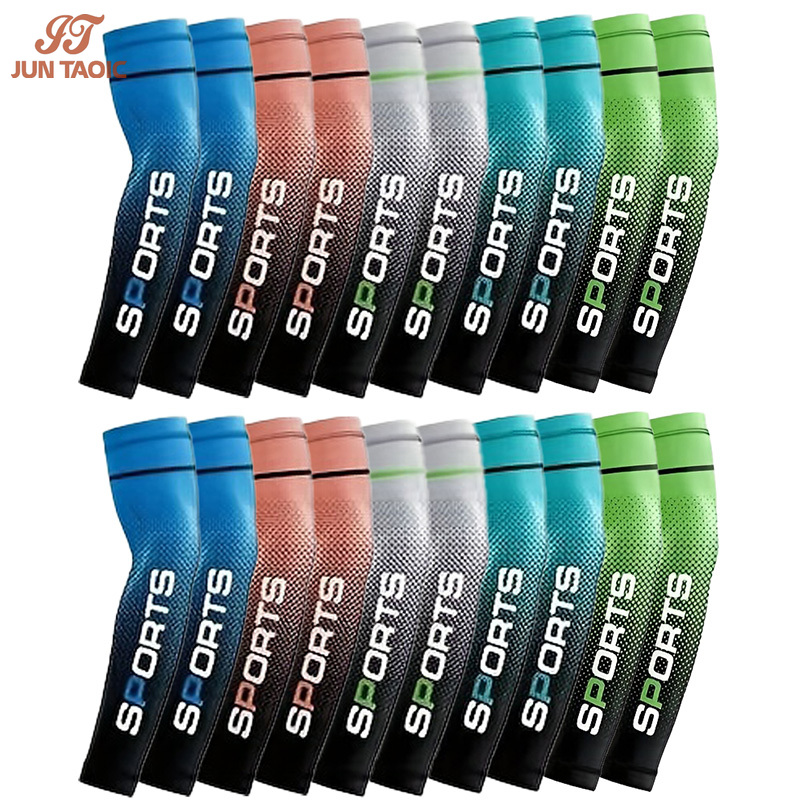 TEMU 20pcs 10 Pairs Wholesale Unisex Cooling Arm Sleeves, Breathable Fabric, Hand Washable - Ideal For Golf, Cycling, Running, Driving - Multiple