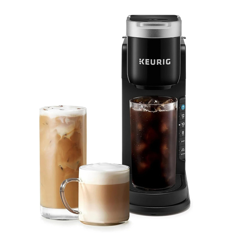 TEMU Keurig Kcbbk86s_e2 Single Serve Coffee Maker With Cold Brew, Black - Certified Refurbished