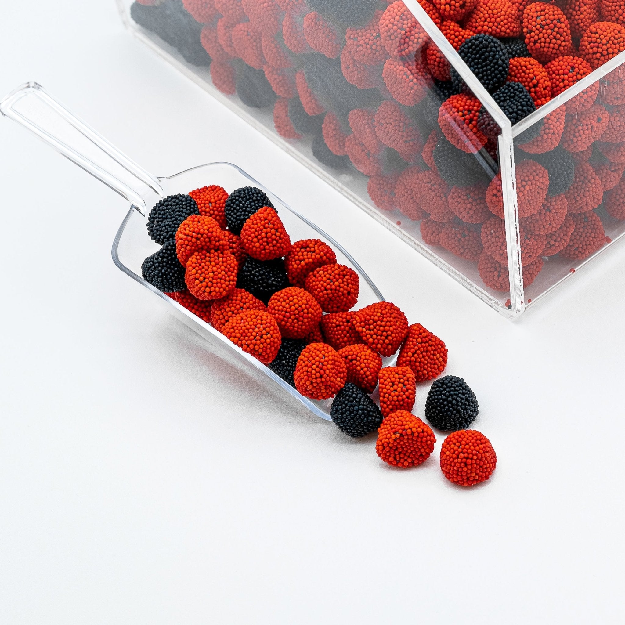 TEMU Gummy Black And Red Raspberries