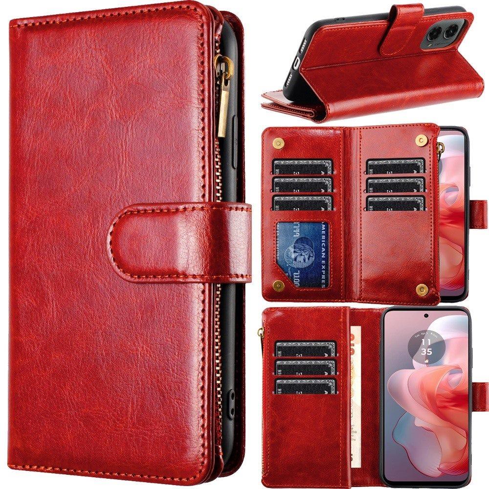 

For 5g Luxury Wallet Card Id Zipper Money Holder Case Cover