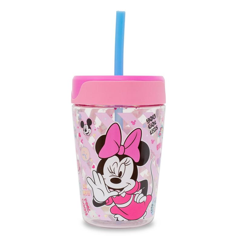 Mouse Kids Spill-proof Tumbler With Straw | Holds 18 Ounces
