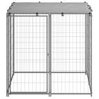outdoor dog kennel large dog crate with lockable door dog cage with roof for training exercising puppy playpen for   steel