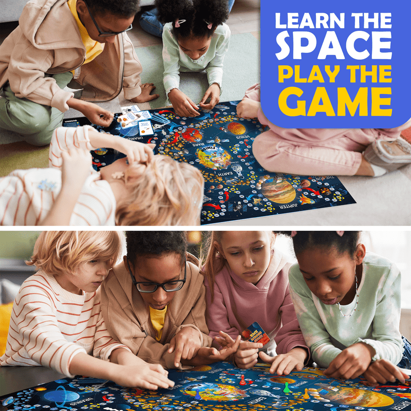 QUOKKA Board Game 1 to 10 Players - Learning, Educational - Geography, World - 100 Question Cards, Top Facts - Kids, Teens, Adults, Family