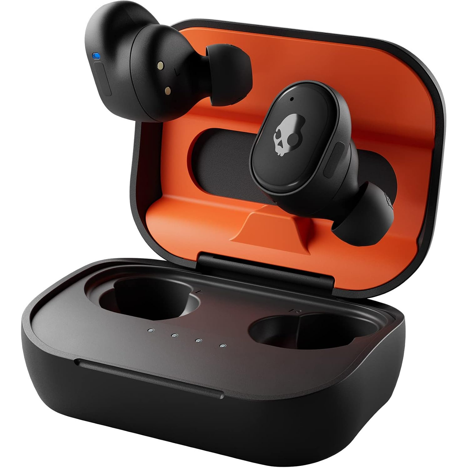 TEMU Skullcandy Grind Fuel Wireless Earbuds, Bluetooth Headphones, Up To 40 Hours Battery, Noise Isolating Fit, Wireless Charging Case, Microphone,