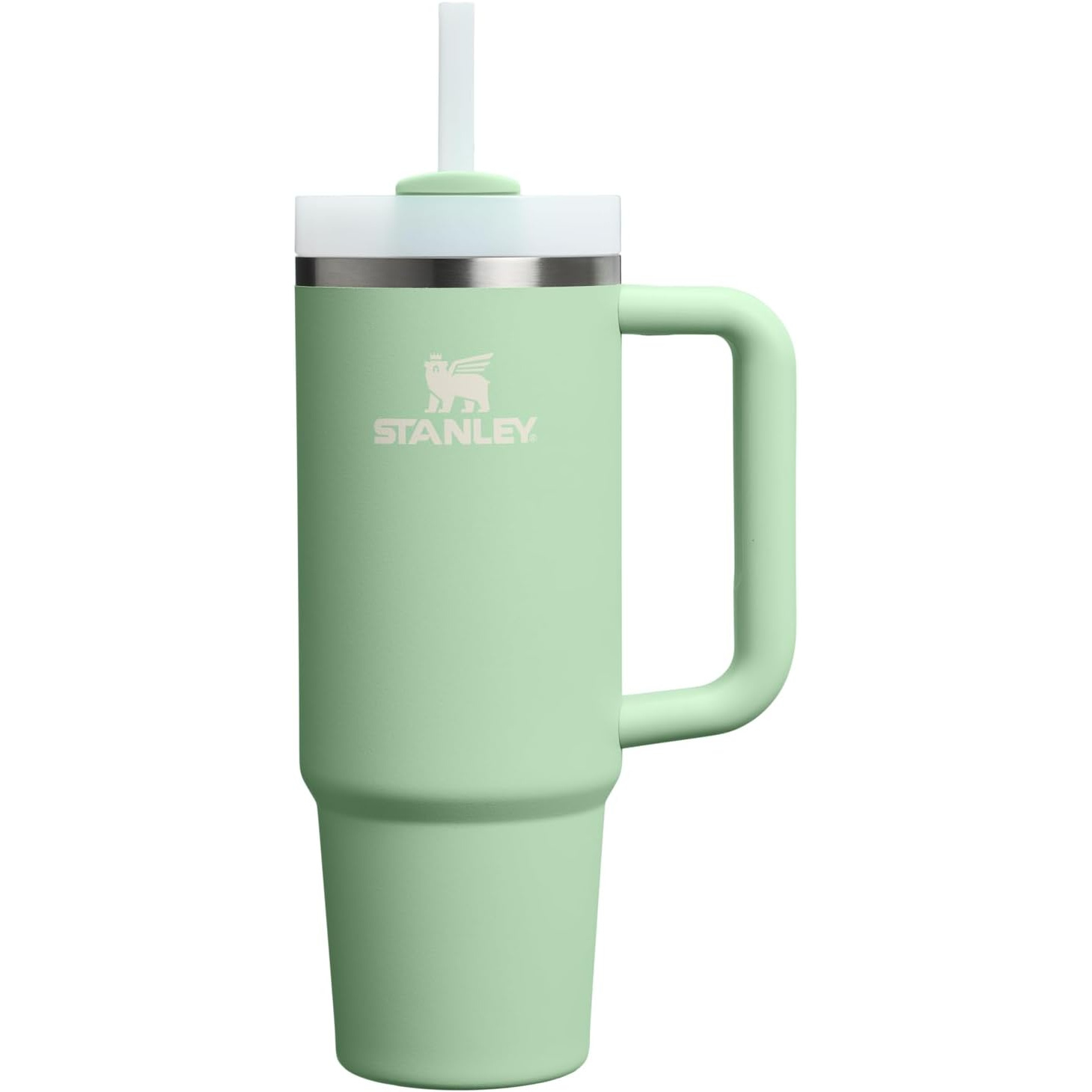 TEMU Stanley Quencher H2.0 Flowstate Tumbler, 30 Oz Stainless Steel Insulated Travel Cup With Handle, Straw & Rotating Lid, Reusable Water Bottle For