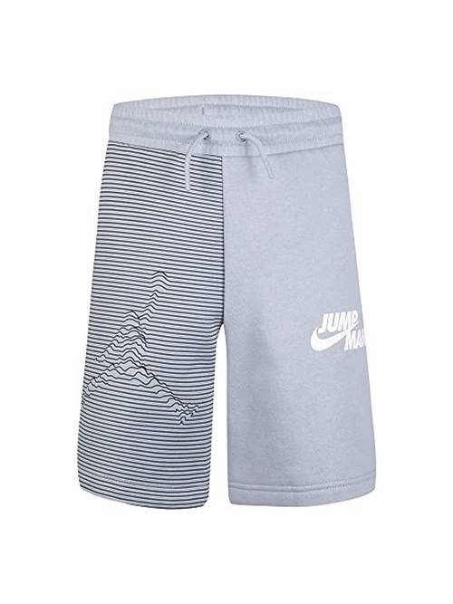 air little boys x fleece shorts light smoke gray 6 little kid
