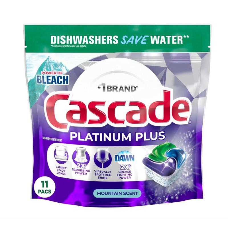 TEMU Cascade Dishwasher Detergent Action  Scent 11 Count