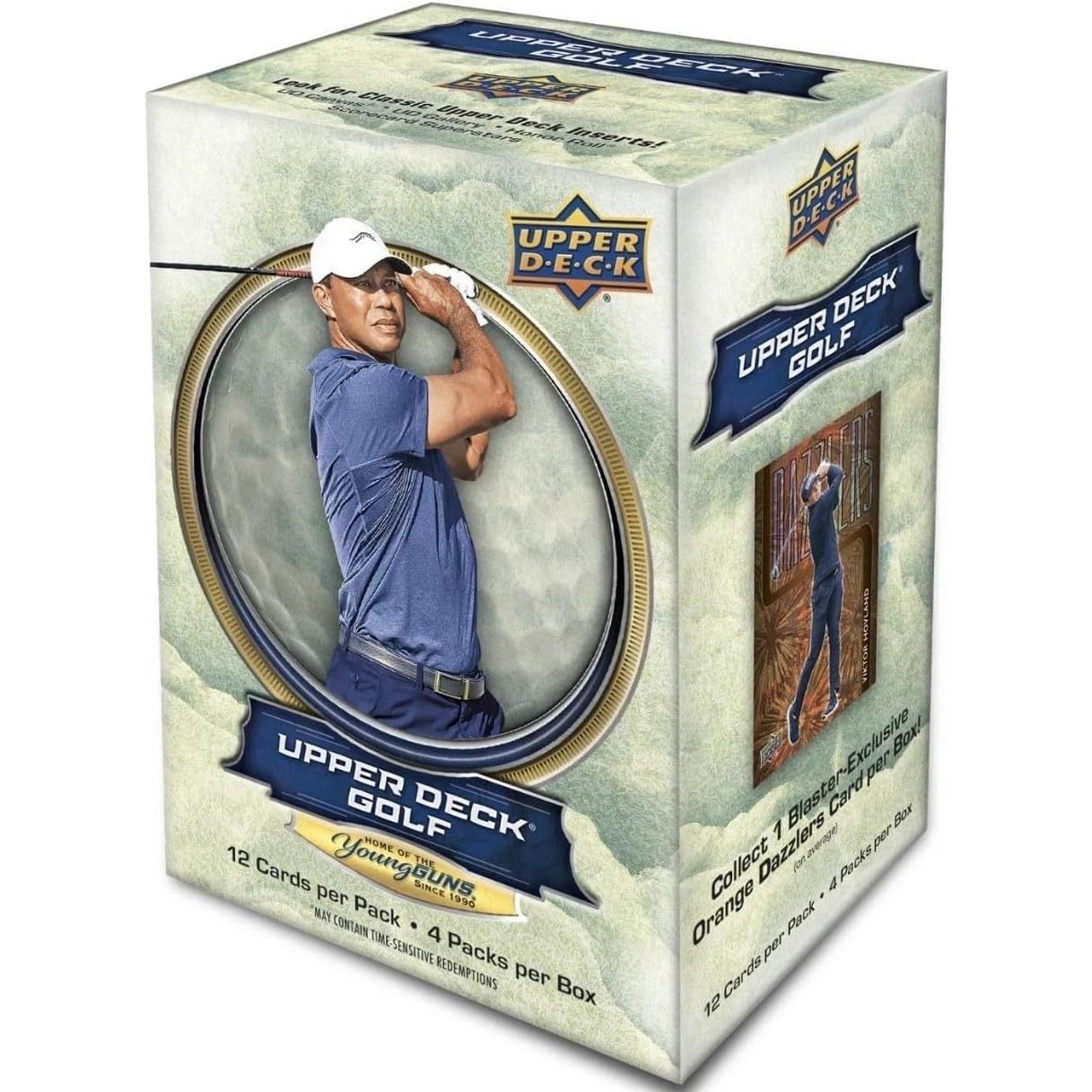 TEMU 2026 Golf Series Sealed Blaster Box Of Packs Featuring , Scorecard And A Blaster Orange Try For Tiger Woods, And Many