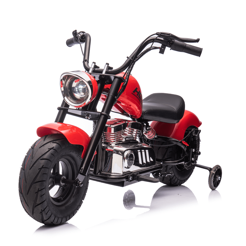High-Speed 1 PP Electric Baby Motorcycle -1058 with 36V (18V9A*2) Longwei Battery, 350W Brushless Hub Motor, Positive Energy Charger, American Plug Standard