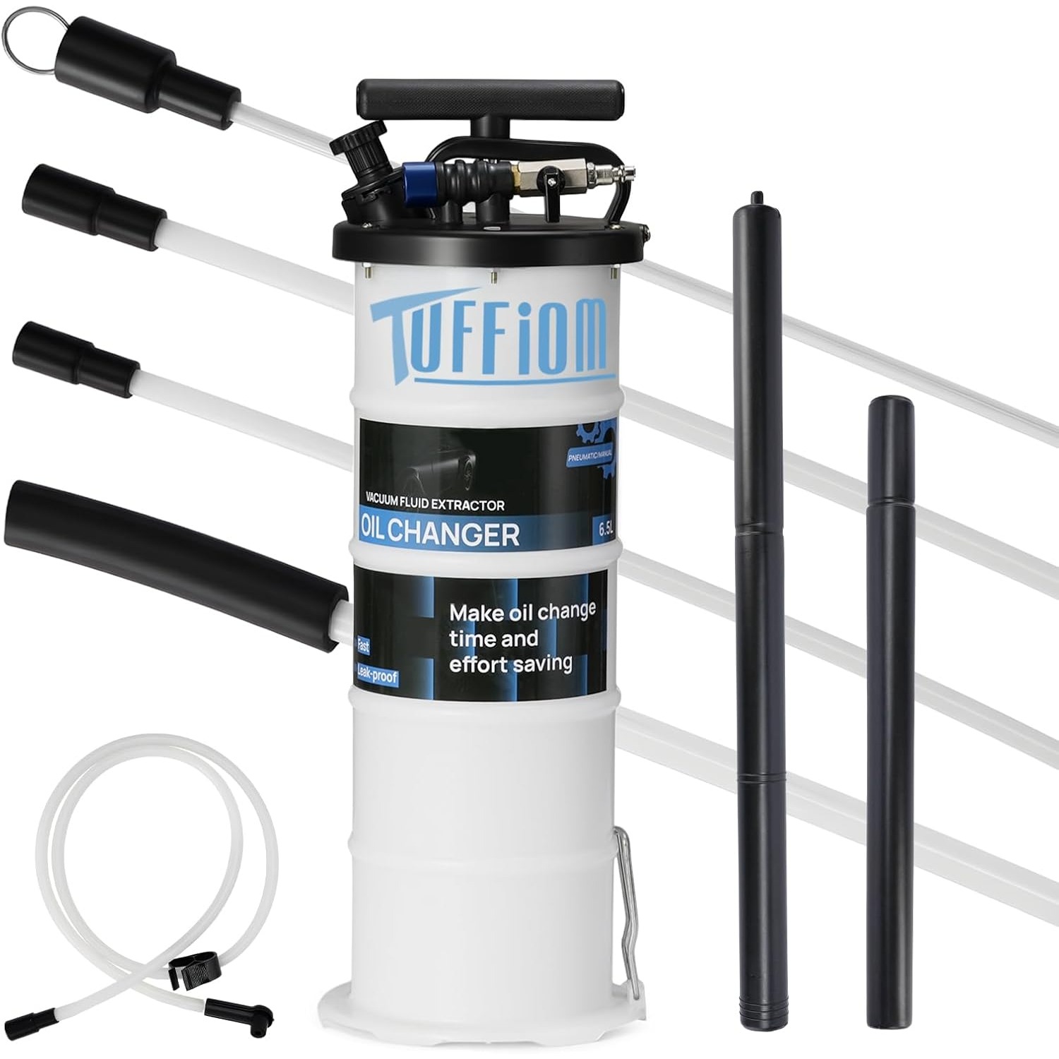 EWK 6.5L Manual Oil Extractor Pump - Automotive Fluid Vacuum Evacuation Tool