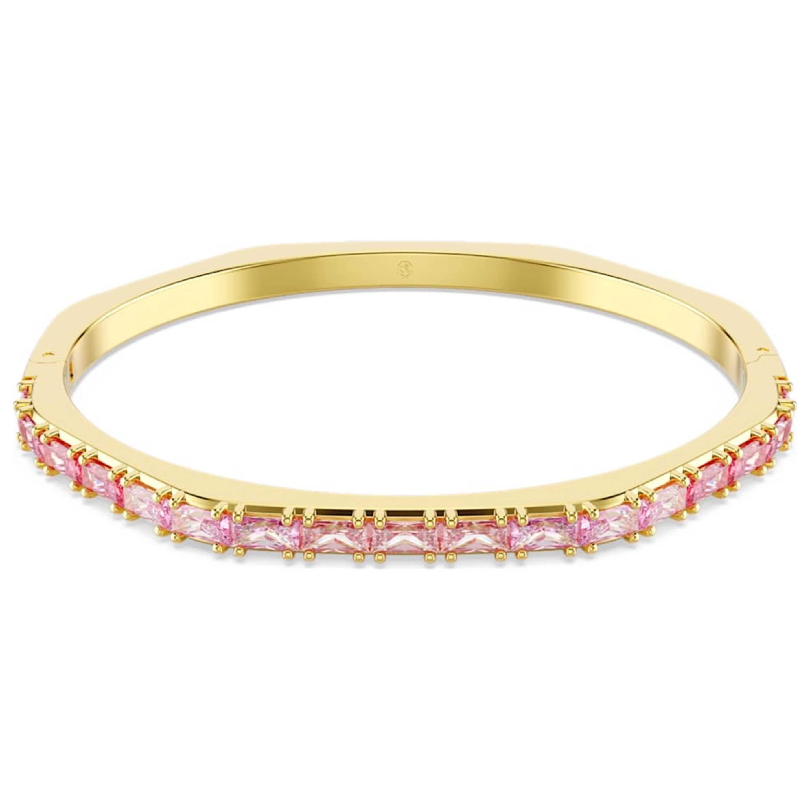 Swarovski Matrix Pink Crystal Bracelet for Women