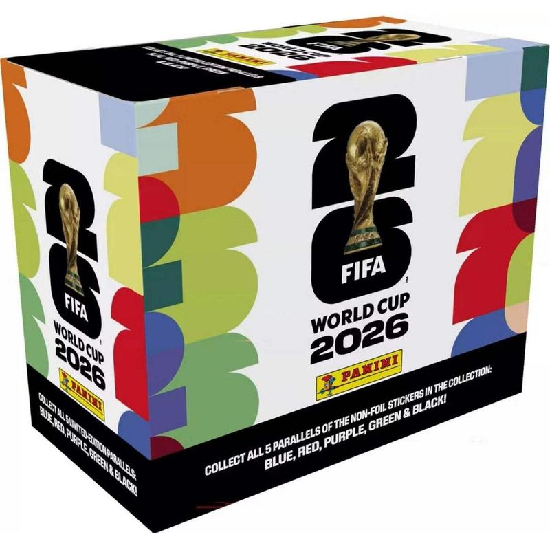 2026 Panini Soccer FIFA World Cup Sticker 25 Count Box with 175 Total Stickers + StreetCards Magnet! Collect All Stickers In The Collection!