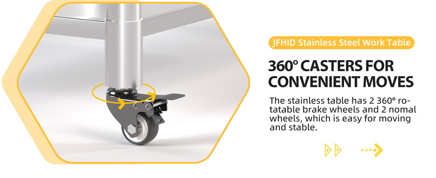 Stainless Steel Prep Table 48