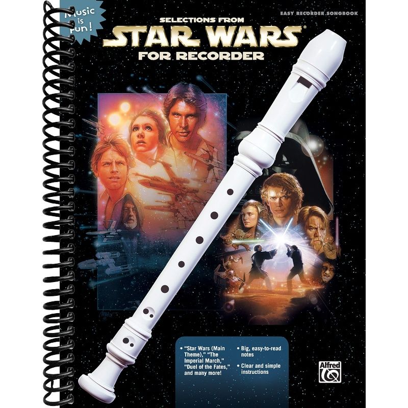 TEMU Selections From Star Wars For Recorder | Sheet Music Book For Beginners | Easy Notes For Learning Recorder | Popular Movie Theme Songbook For