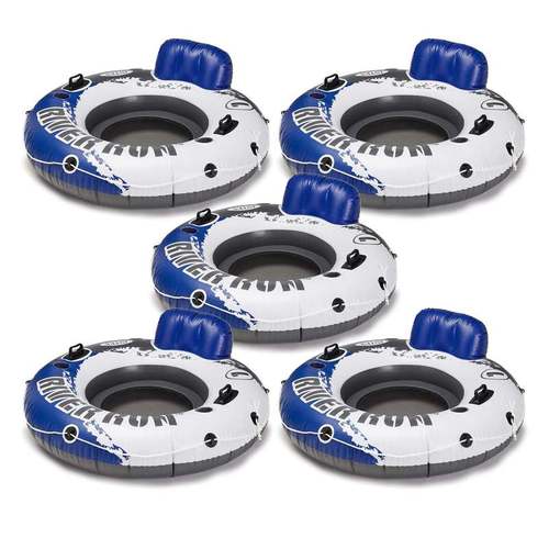 1 person inflatable floating tube lake pool ocean raft 5 pack
