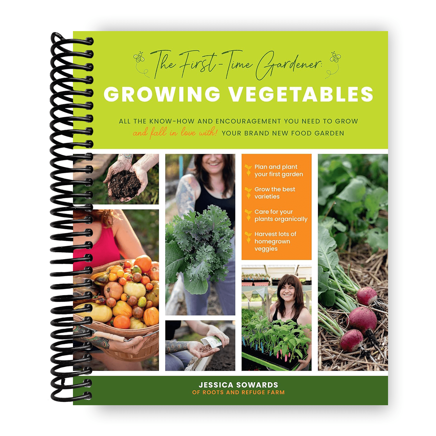 TEMU The First-time Gardener: All The Know-how And Encouragement You Need To Grow Your Brand New Food Garden (spiral Bound)