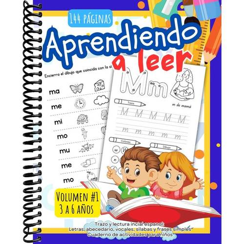 aprendiendo a leer lectura cuaderno de actividades para ni os de 3 a 6 a os en ol vocales silabas y frases a leer en ol spanish edition