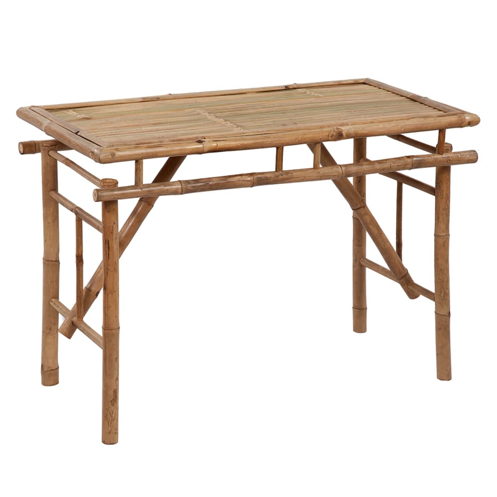 vidaXL Folding Patio Table Bamboo Outdoor Garden Camp Dining Desk Furniture