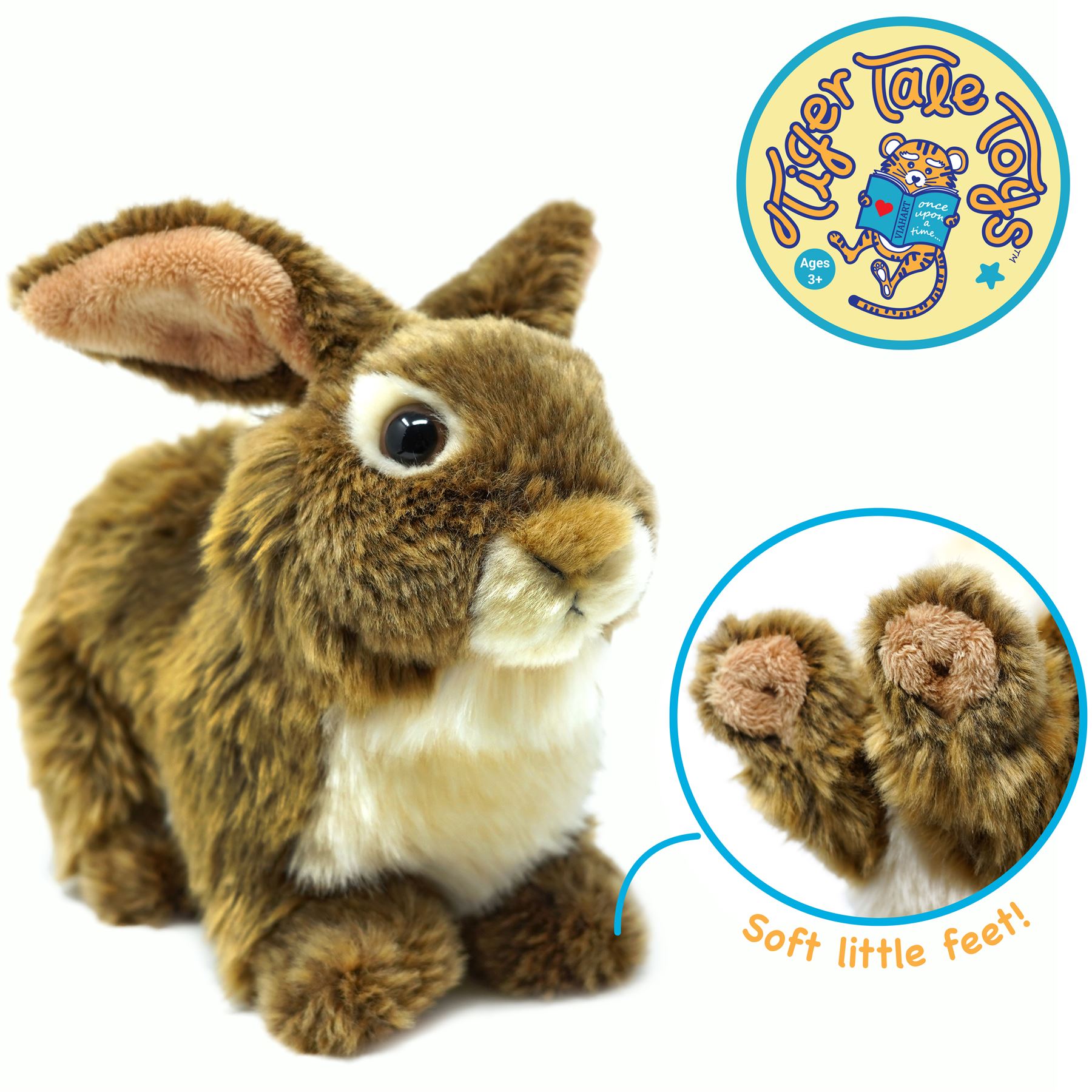 Brigid The Brown Rabbit - 10 Inch Stuffed Animal Plush - By Viahart