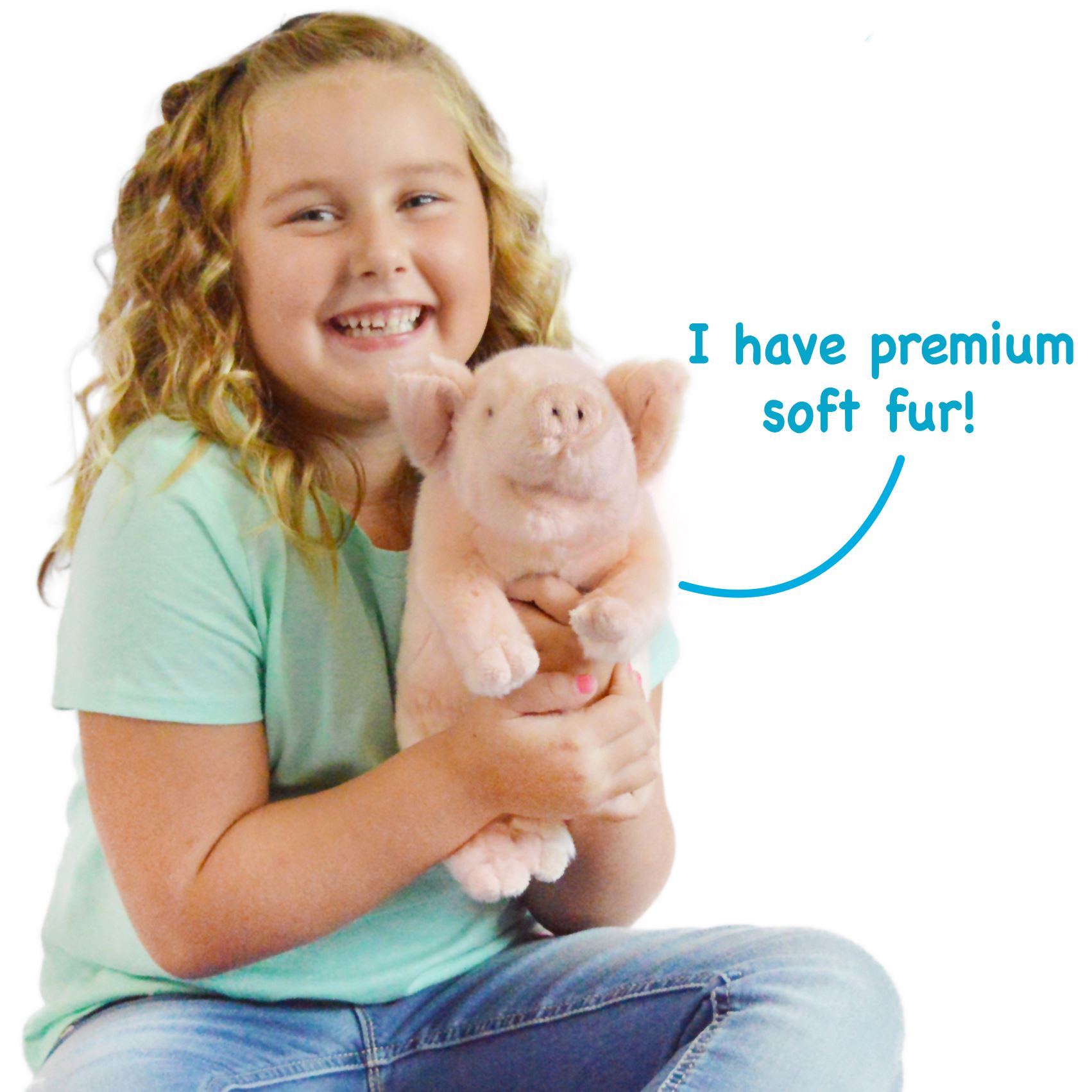 Perla The Pig - 11 Inch Stuffed Animal Plush