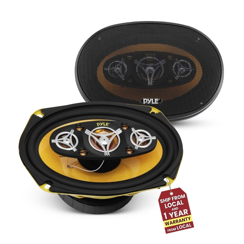 Temu – TEMU 1 Pair 6.5 Inch 880w Car Coaxial Speakers With Dust Cover + Audio Cable, Door Audio, Full-range Stereo Music Speakers, Car Stereo Speakers,