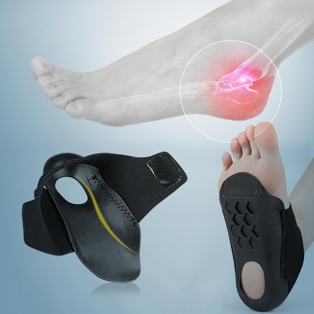 Arch Support Insert Length Shoe Insoles for Women Men,Plantar Fasciitis Relief Heel Cups, Orthotic Shoe Inserts for Flat Feet,Over-Pronation,Heel Pain Relief,Improve Balance