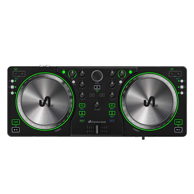   by   dj controller dj control deck with audio mixer sx1