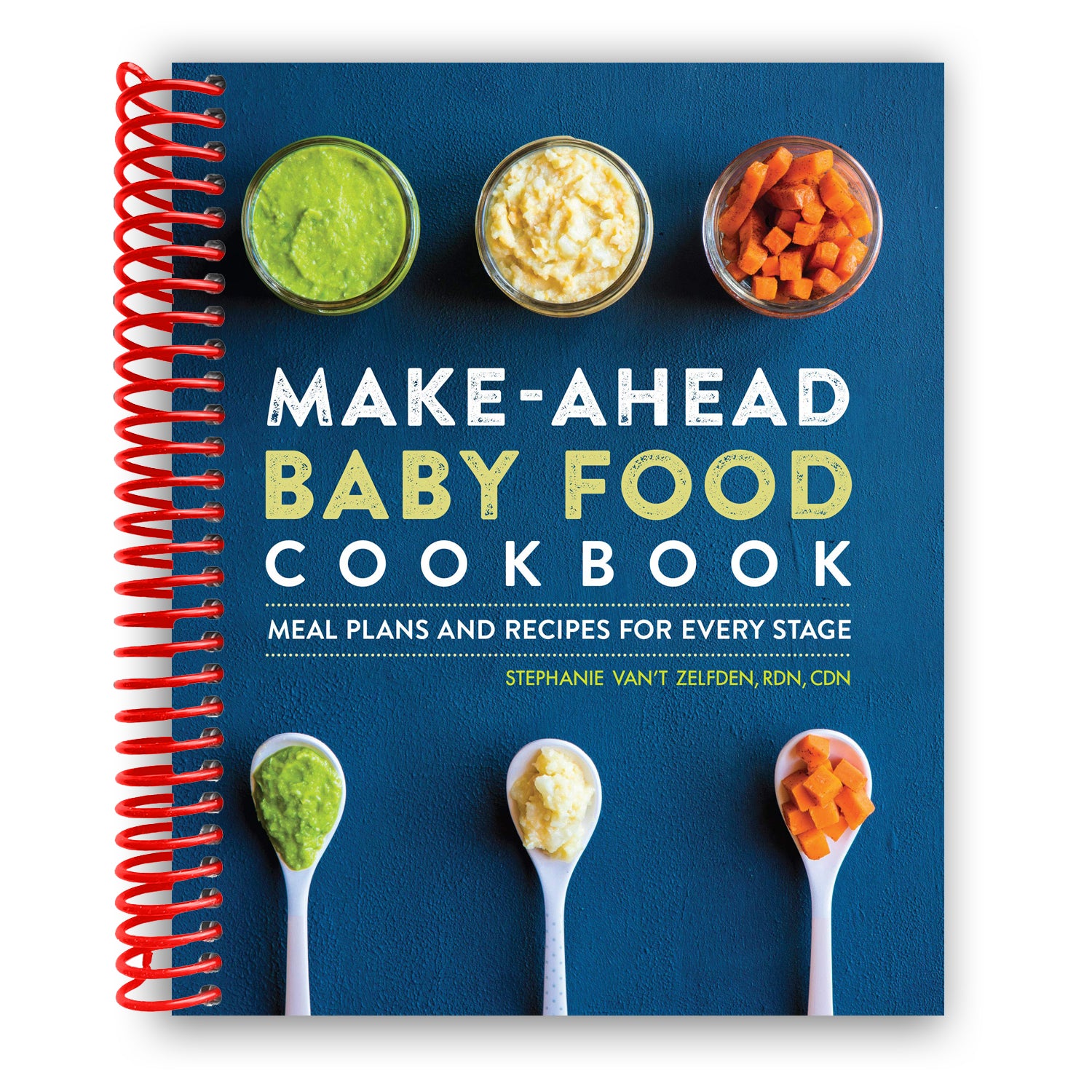 TEMU Make-ahead Baby Food Cookbook: Meal Plans And Recipes For Every Stage (spiral Bound)