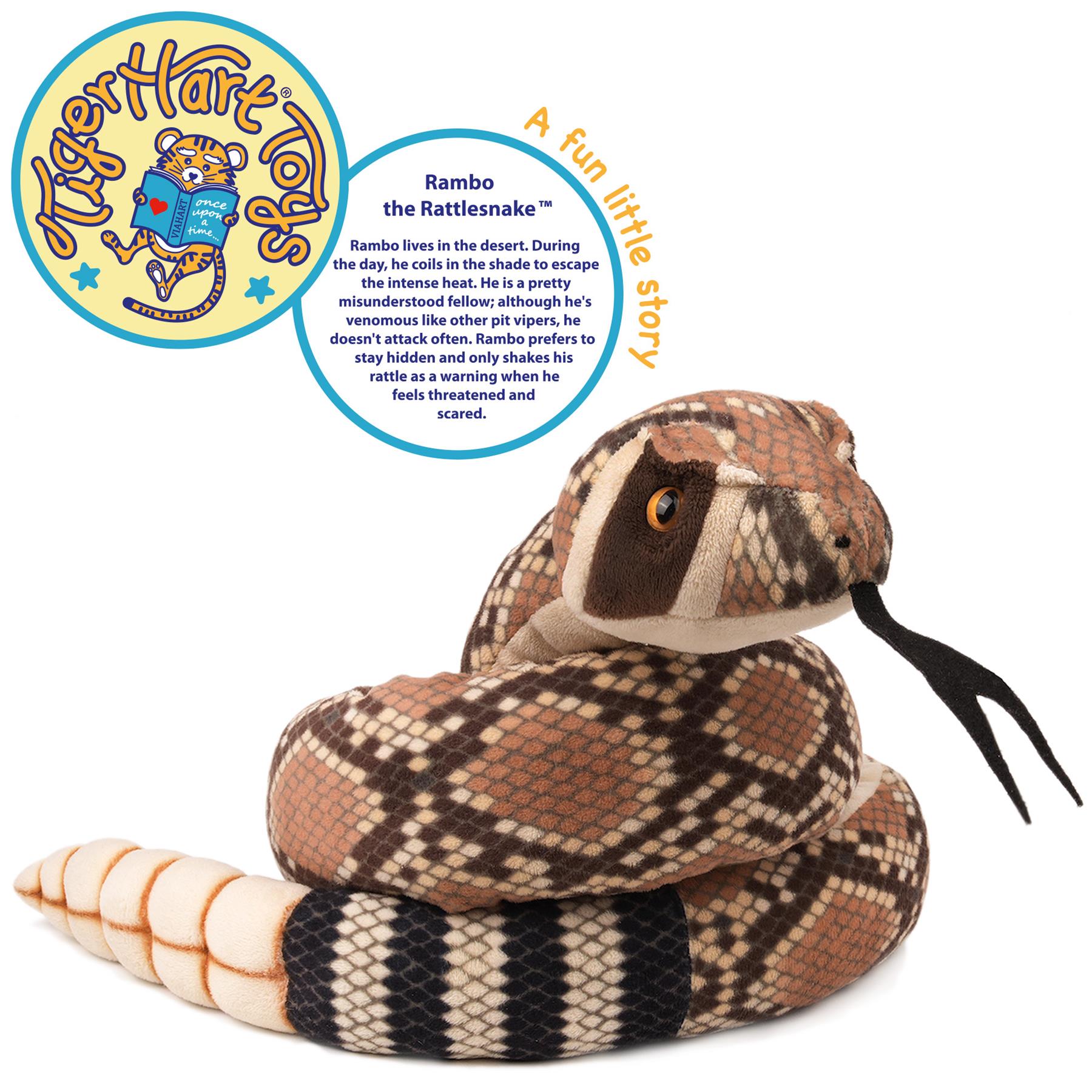 Rambo The Rattlesnake - 55 Inch Stuffed Animal Plush - By Viahart