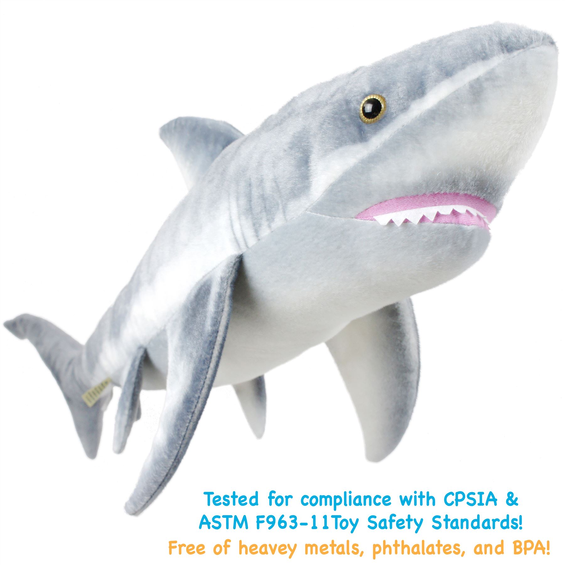 Sammy The Shark - 36 Inch Stuffed Animal Plush - By Viahart