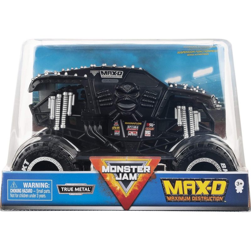 TEMU Monster Jam, Official Monster Truck, Collector Die-cast Vehicle, 1:24 Scale - And Bkt Tread Tires For Use In All Playsets