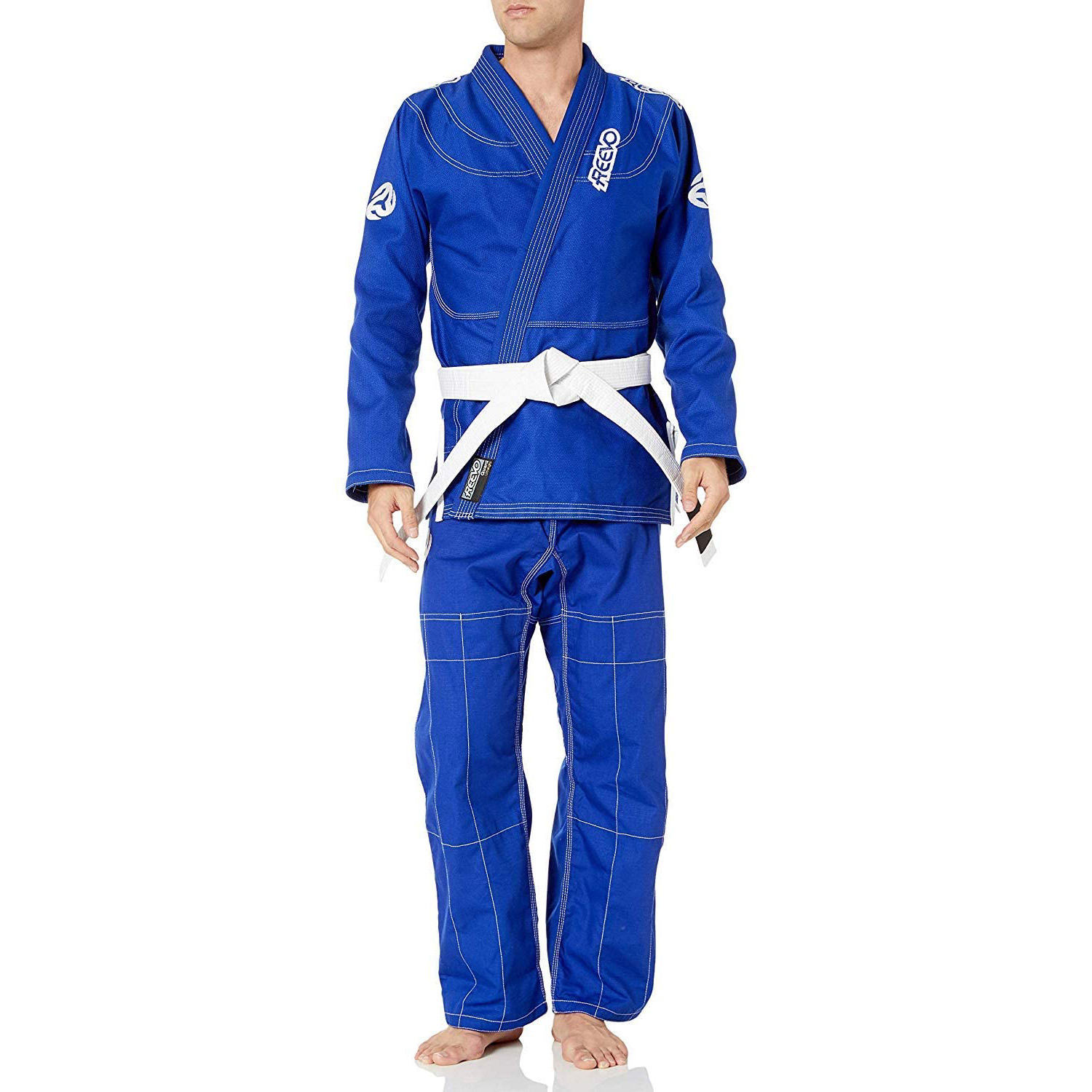 Blue Mens BJJ Gi sold by 100 Spartans