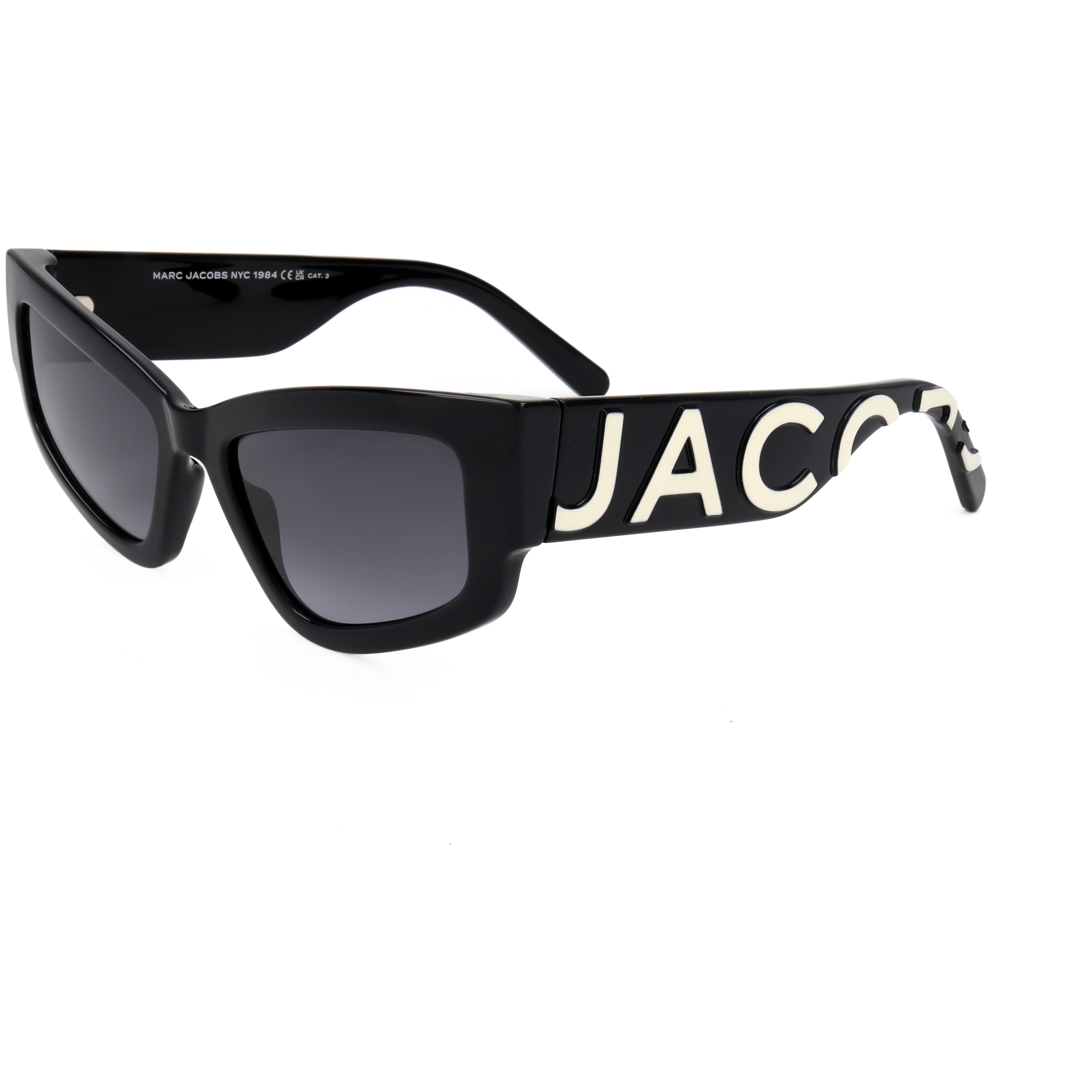 Marc Jacobs Beige Black Sunglasses for Women, 55mm