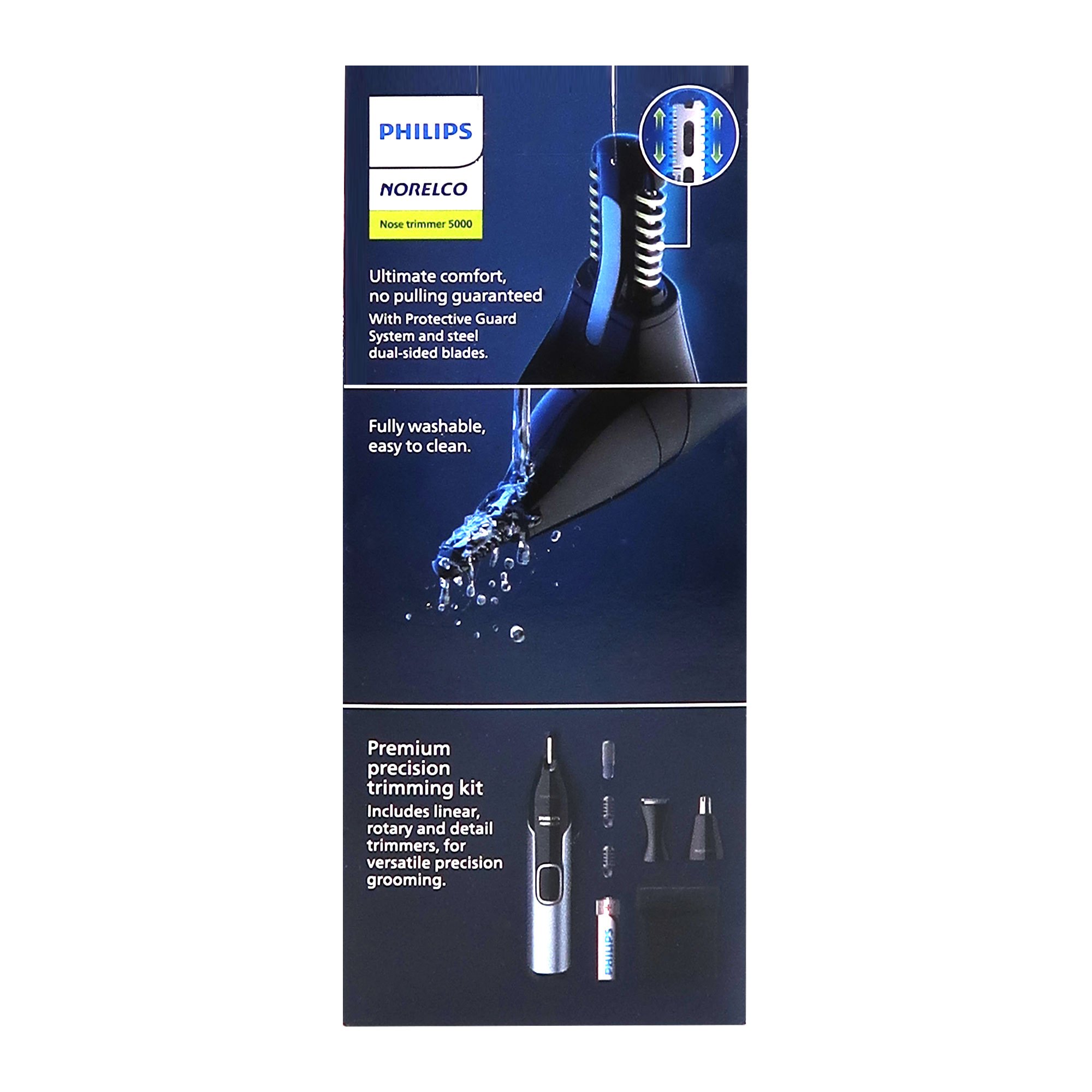   norelconose trimmer 5000 for nose ears eyebrows nt5600 62   Product details 5