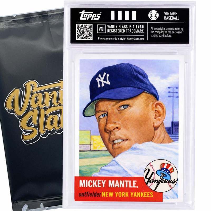 TEMU Topps Vintage Baseball Mystery Single Slab - A Baseball Card 50 To Old Perfect Gift For Kids & Collectors Of All Ages