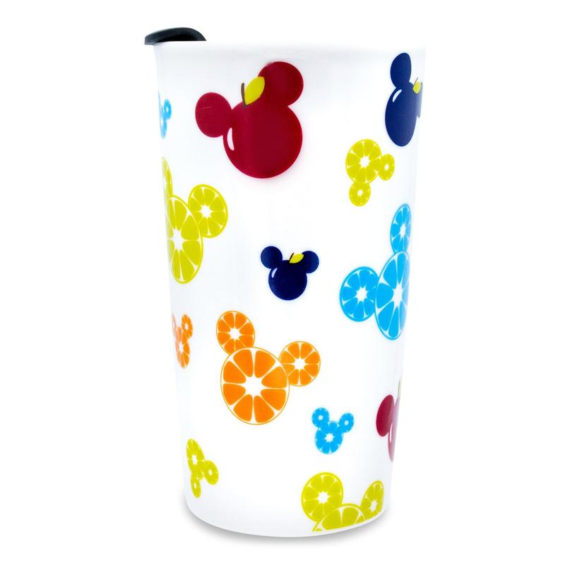 Mouse Fresh Fruit Ceramic Travel Mug With Lid | Holds 10 Ounces