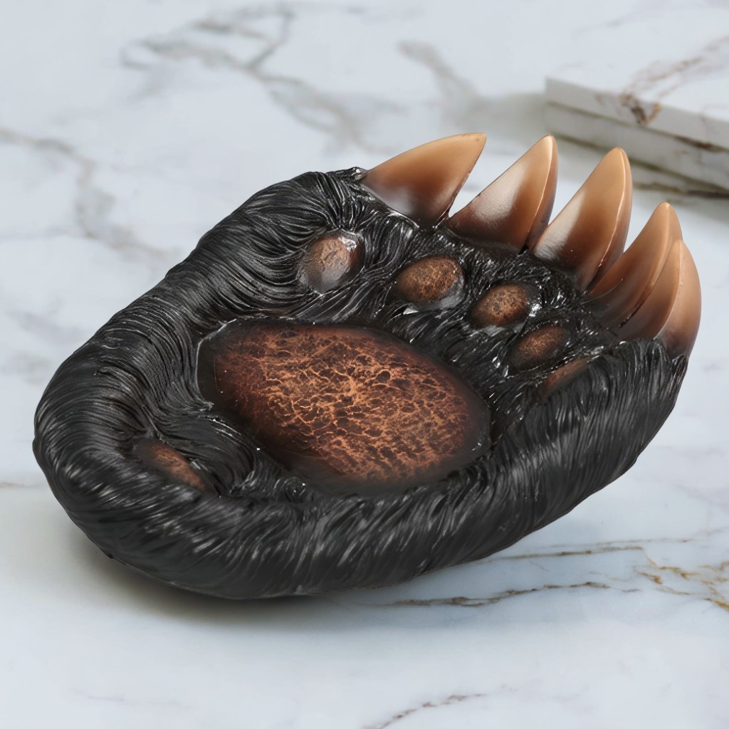 TEMU 6.75"w Coin/candy Dish Decorative Resin Statue Sculpture For Home, Office, Or Bookshelf – A Unique Collectible And Perfect Gift For , Holidays,