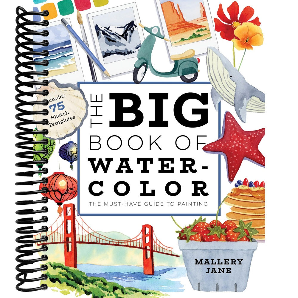 TEMU The Big Book Of Watercolor: The Must-have Guide To Painting