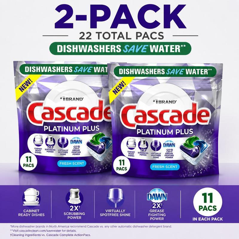 TEMU 2 Pack Pods Dishwasher Detergent 11 Count