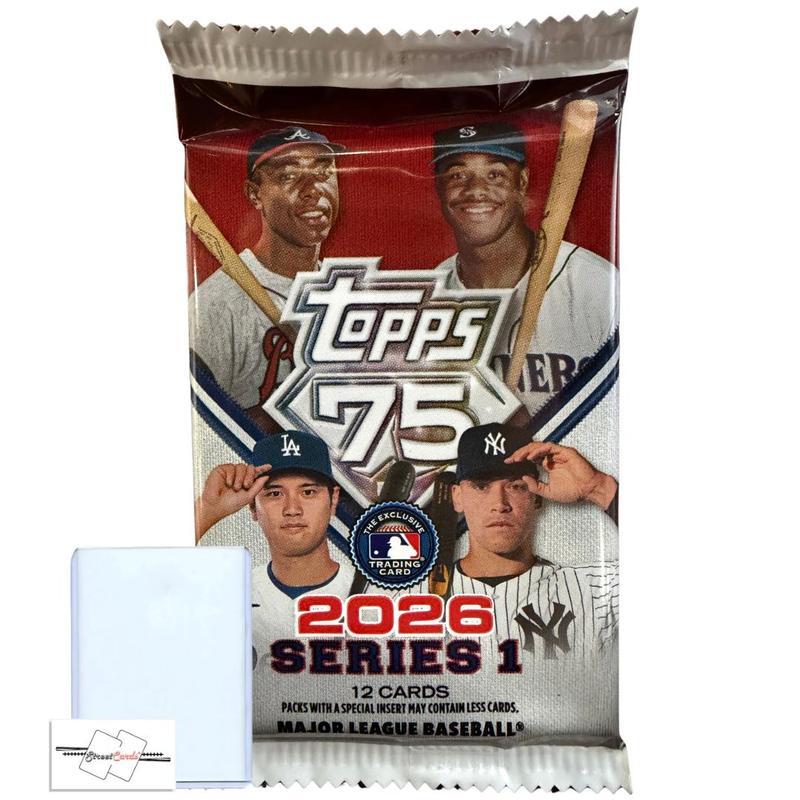 TEMU 2026 Baseball Blaster Pack With 12 Cards + And Magnet! Look For !