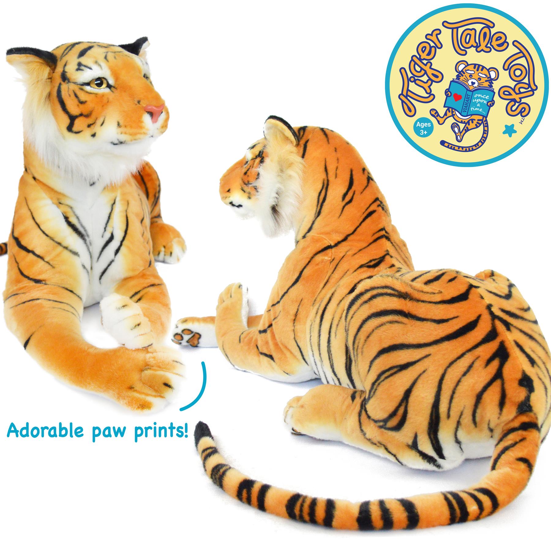 Rohit The Orange Bengal Tiger - 46 Inch Stuffed Animal Plush - By Viahart