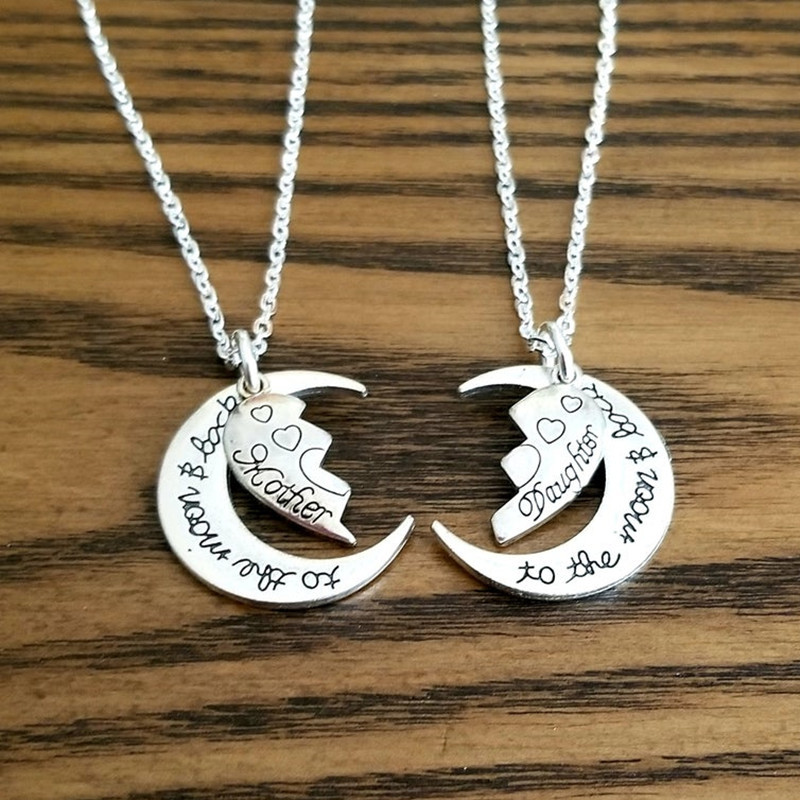 

2 Mother Set Necklace Ladies Pendant Necklace